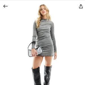 New with tags mini dress grey. Size 4